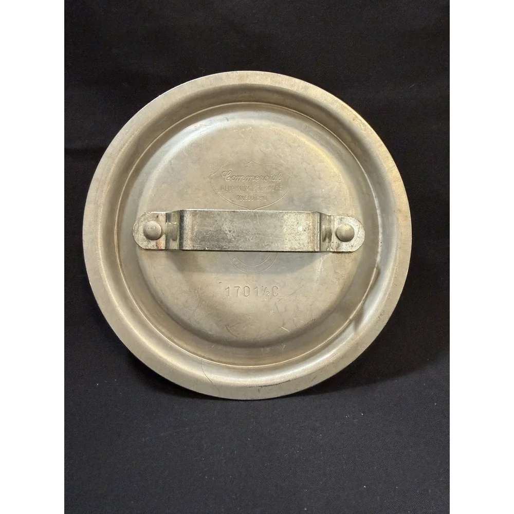 Vintage Commercial Aluminum Cookware Co Lid Only 1701 1/2‎ C Made In USA 6.5
